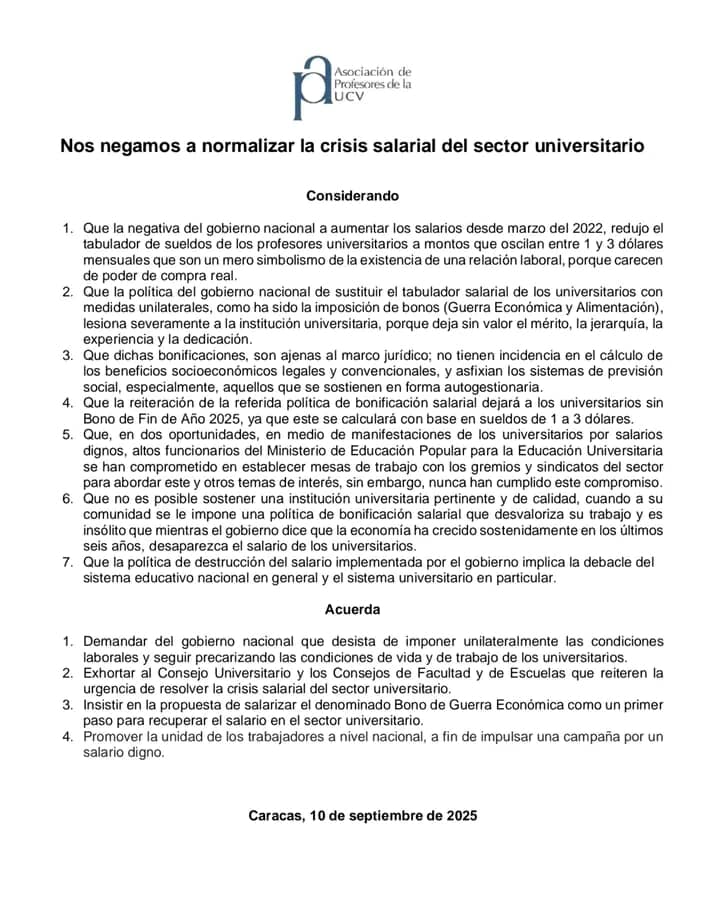 comunicado